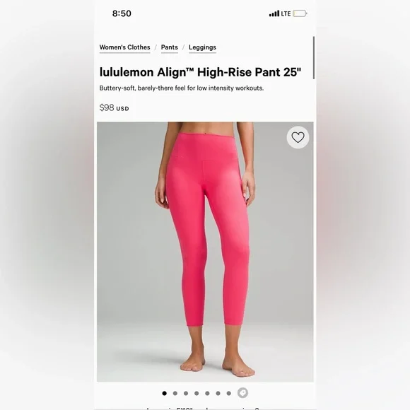 lululemon athletica Pants Jumpsuits Lulu Lemon 25 Inseam